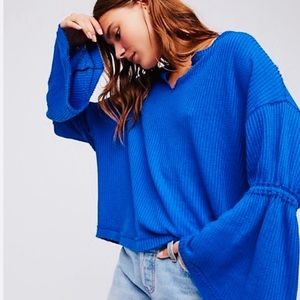 Free People Dahilia Waffle Top